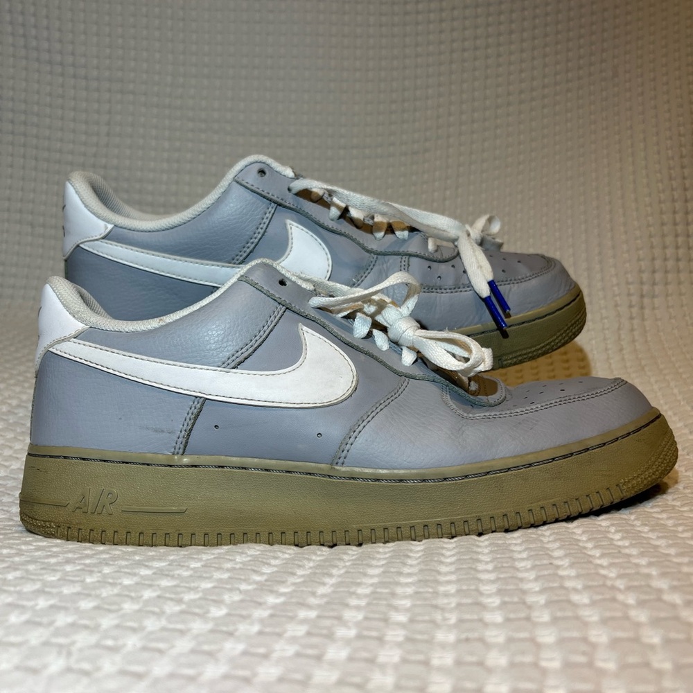 Nike Gray and White Sneakers